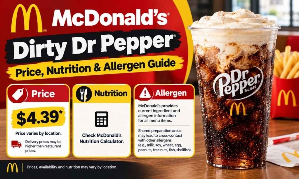 Mc donalds dirty dr pepper