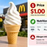 Mc donalds vanilla cone