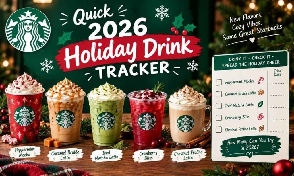 Quick 2026 holiday drink tracker