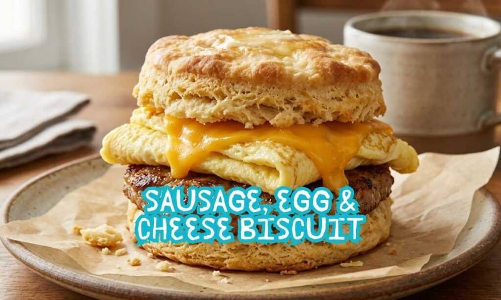 Sausage, Egg & Cheese Biscuit