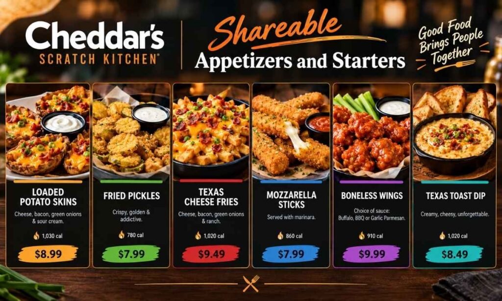 Shareable Appetizers and Starters