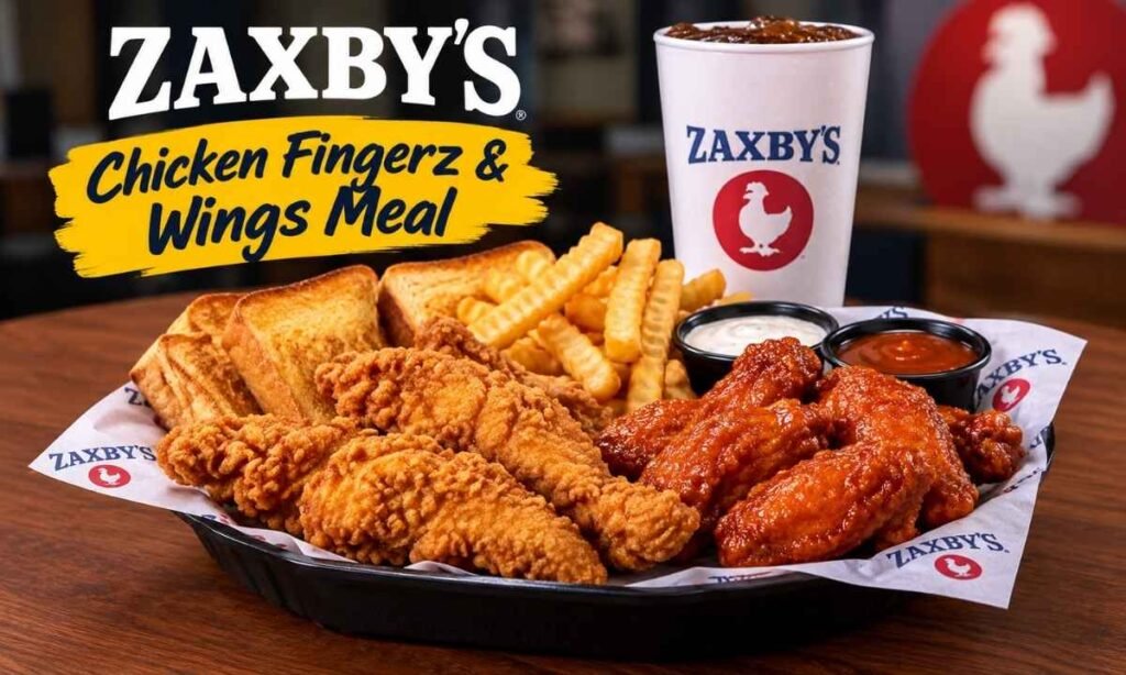 Zaxbys Chicken Fingerz & Wings Meal